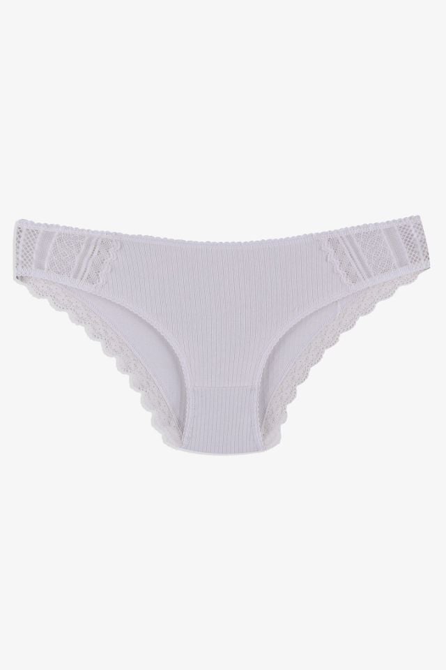 Kadın 5'li Pamuklu Likralı Dantel Detaylı Külot