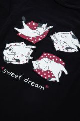 Kadın Desenli Pijama Takımı
