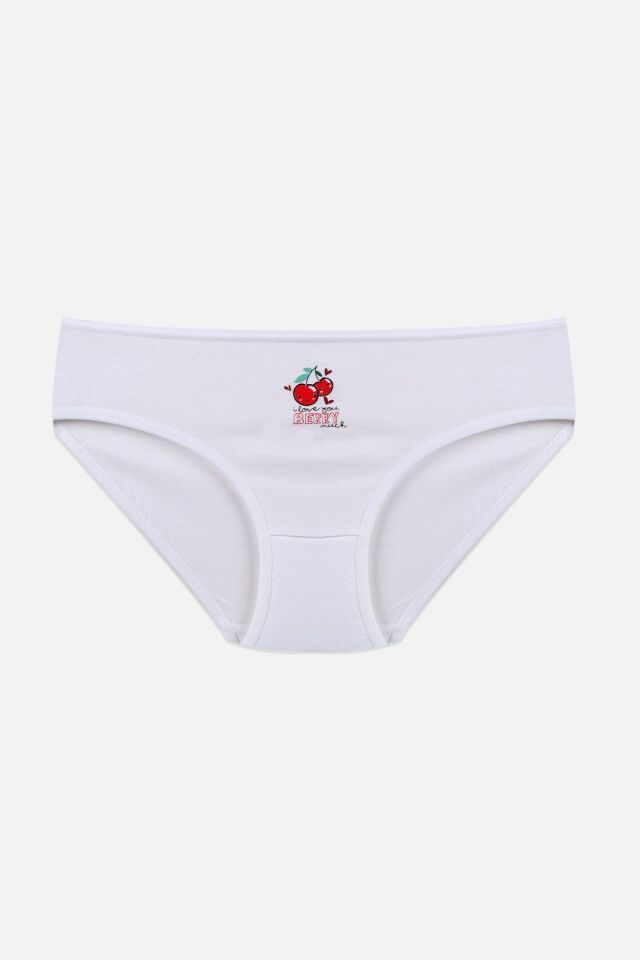 Kız Çocuk 3'lü Sevimli Fare Desenli Slip 1050-133 - 3-4 Yaş - 1050-133 - 3-4 Yaş