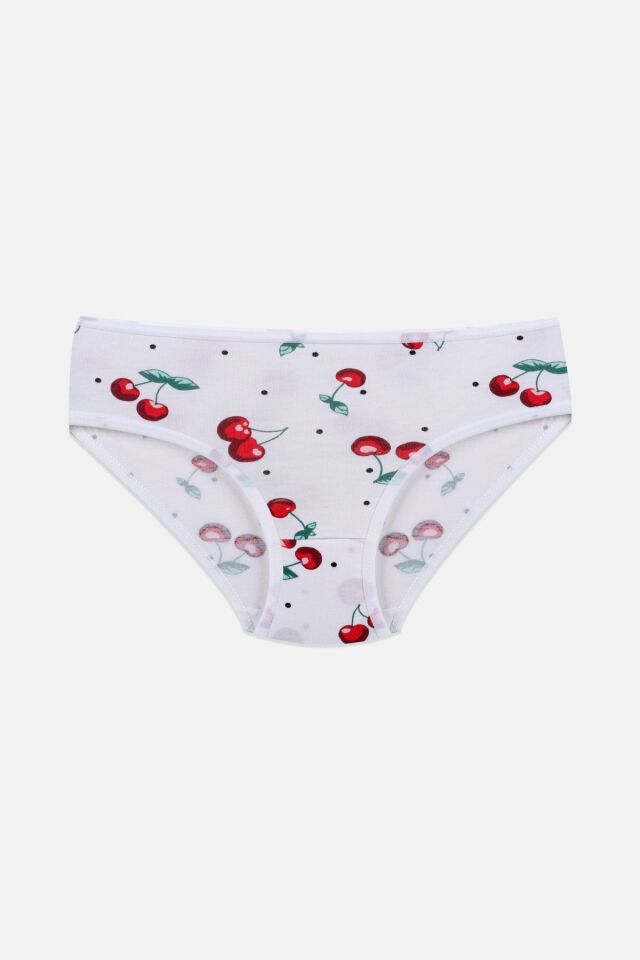 Kız Çocuk 3'lü Sevimli Fare Desenli Slip 1050-133 - 5-7 Yaş - 1050-133 - 5-7 Yaş