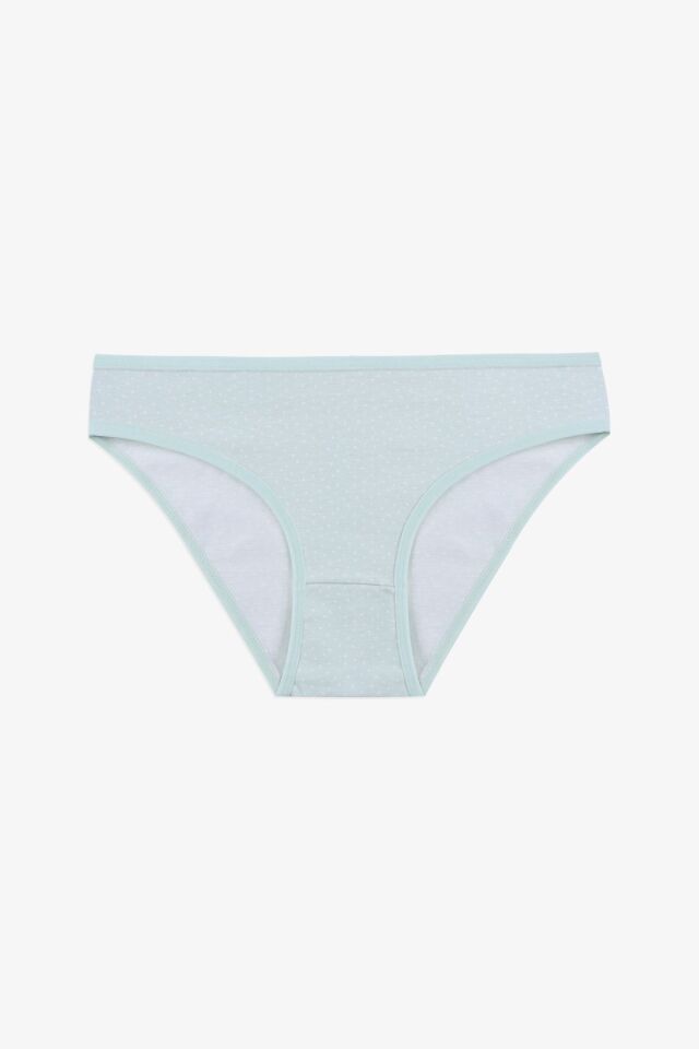 Kadın 7'li Desenli Pamuklu Likralı Külot 11085-183 - L/XL