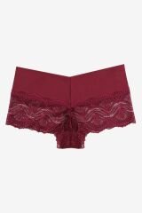 Kadın 3'lü Dantelli Boxer-külot