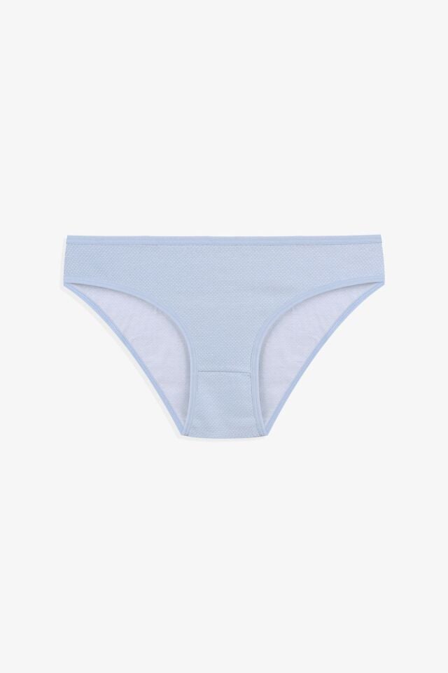 Kadın 7'li Desenli Pamuklu Likralı Külot 11085-182 - L/XL
