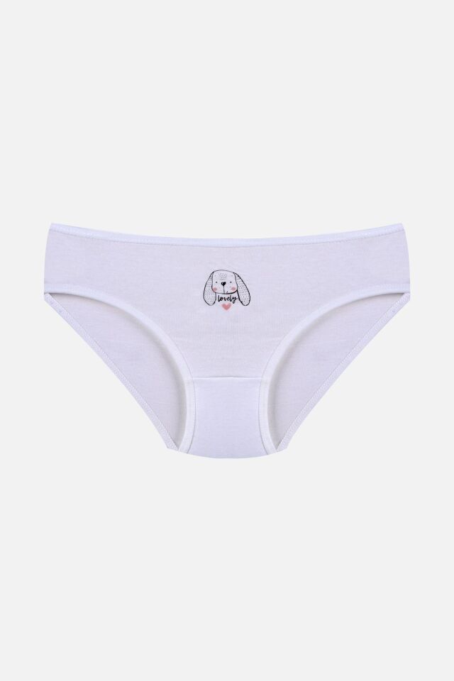 Kız Çocuk 3'lü Sevimli Fare Desenli Slip 1050-110 - 9-12 Yaş - 1050-110 - 9-12 Yaş