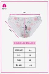 Kadın 3'lü Dantelli - Desenli Külot