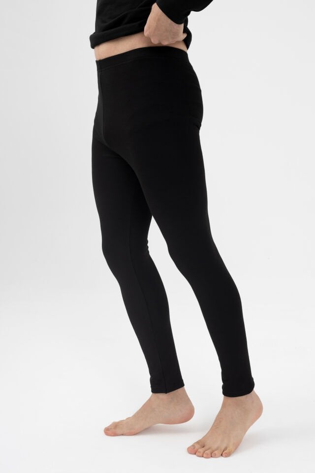 Erkek Kışlık Termal Tek Alt Siyah - L