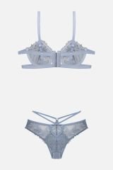 Kadın Brodeli Tüllü Dantelli Sütyen Takım
