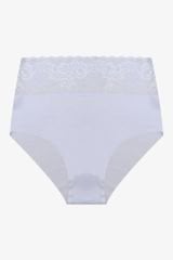 Kadın 3'lü Yüksek Bel Dantel Detaylı Külot