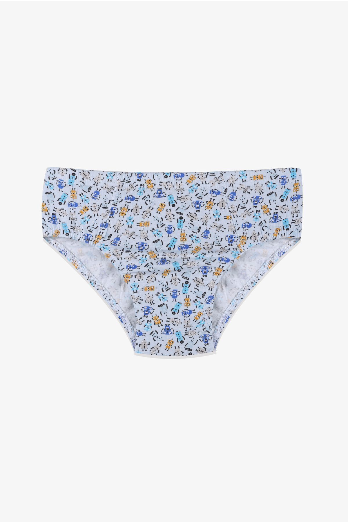 Erkek Çocuk 3'lü Sevimli Dinazor Baskılı Slip 3050-19 - 9-12 Yaş