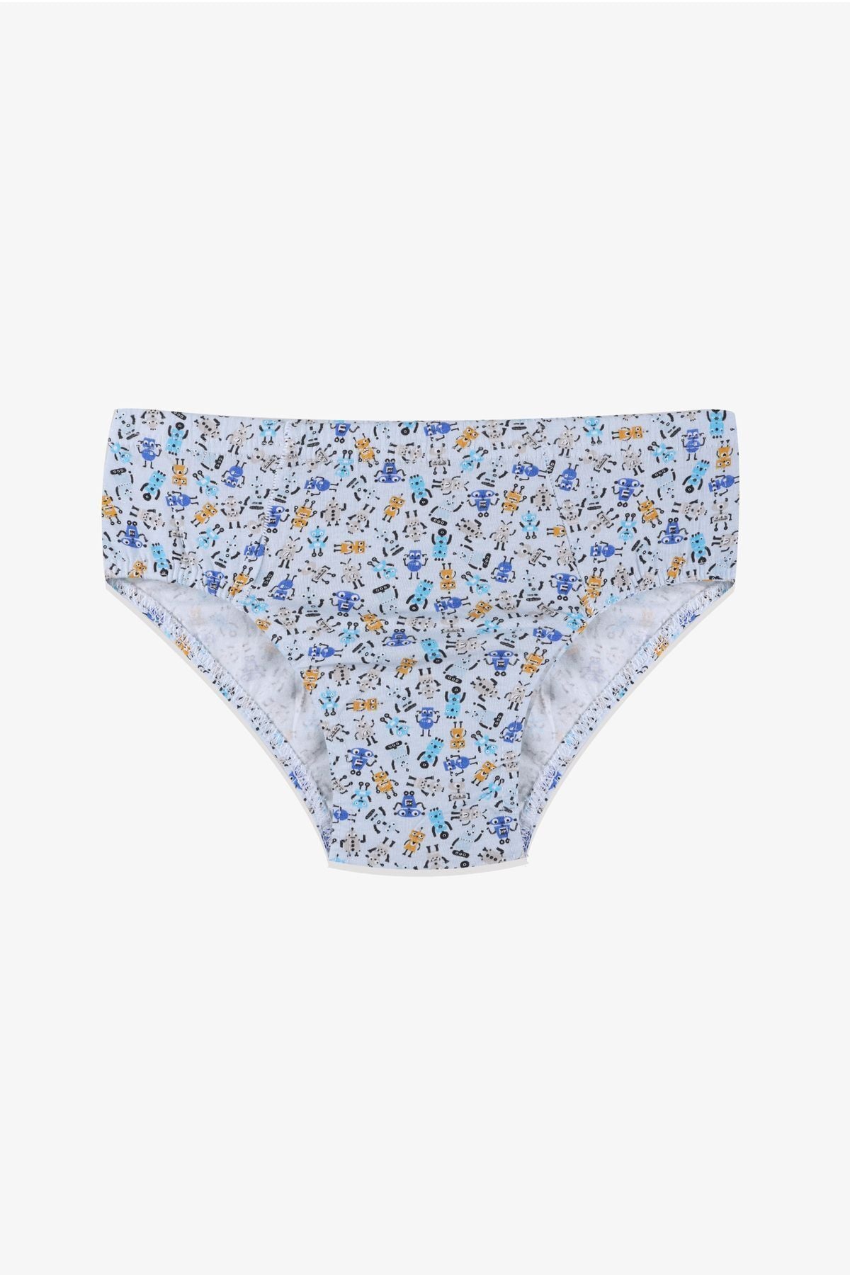 Erkek Çocuk 3'lü Sevimli Dinazor Baskılı Slip 3050-19 - 9-12 Yaş