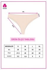 Kadın 7'li Fitilli Brazilian Külot