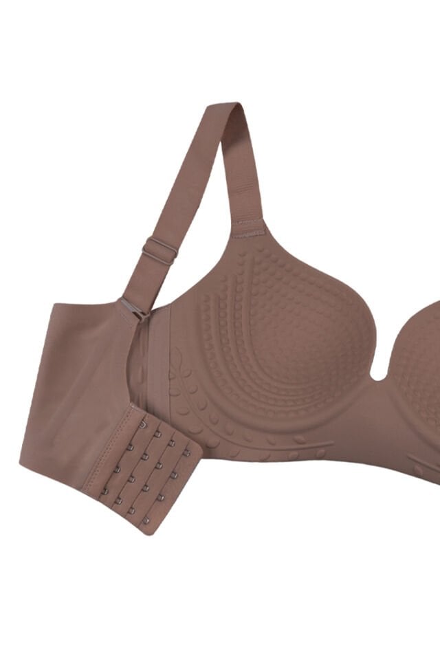 Kadın Kaplı Lazer Dikişsiz Pedli Sütyen Toprak - 90B
