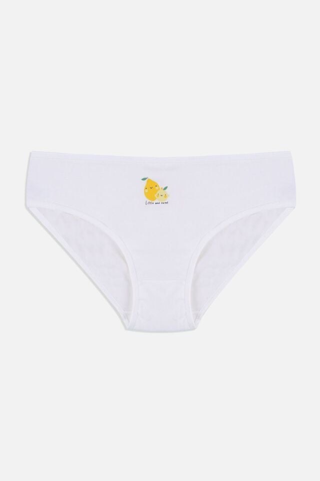 Kız Çocuk 3'lü Sevimli Fare Desenli Slip 1050-112 - 9-12 Yaş
