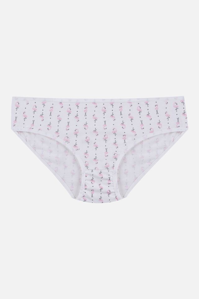 Kız Çocuk 3'lü Sevimli Fare Desenli Slip 1050-111 - 9-12 Yaş