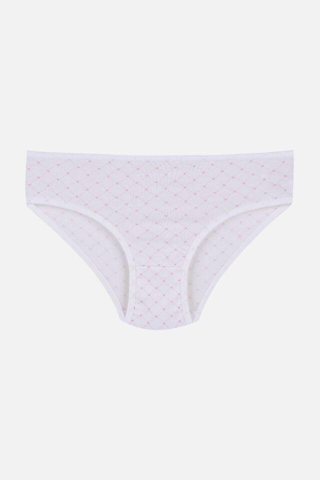 Kız Çocuk 3'lü Sevimli Fare Desenli Slip 1050-111 - 9-12 Yaş