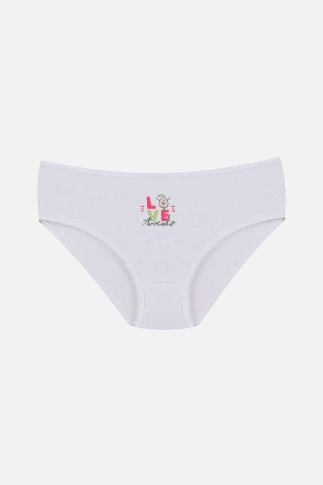 Kız Çocuk 3'lü Sevimli Fare Desenli Slip 1050-120 - 9-12 Yaş