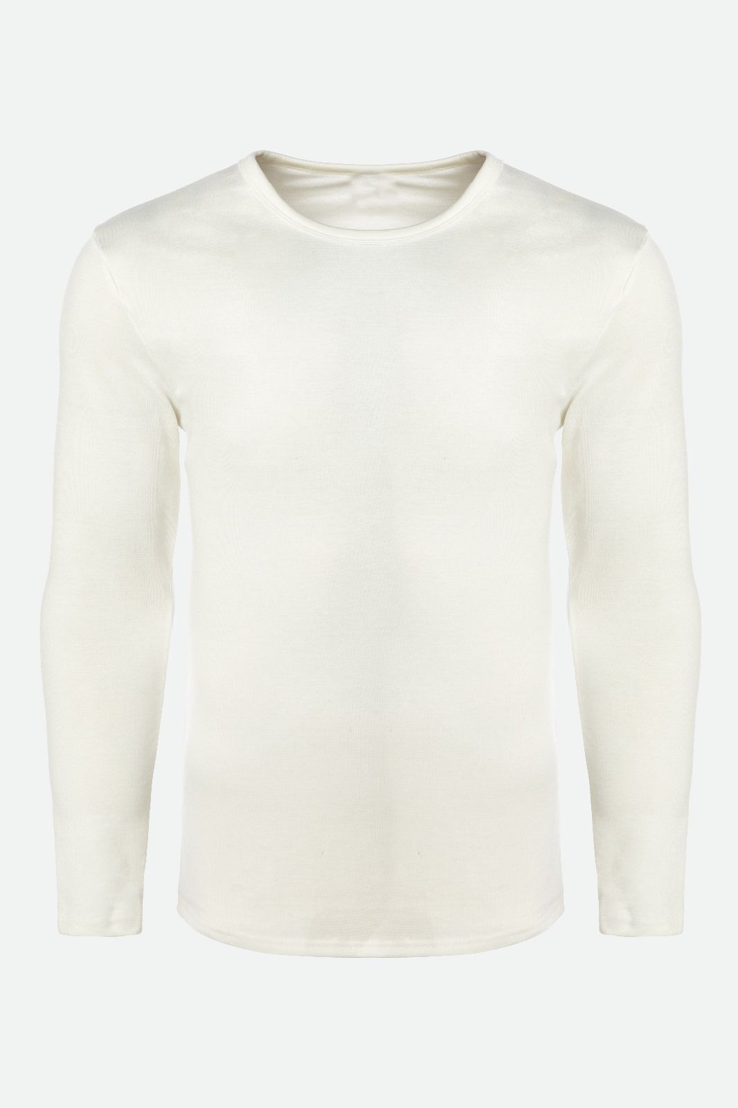 Erkek Kışlık Termal Tek Üst Ekru - L