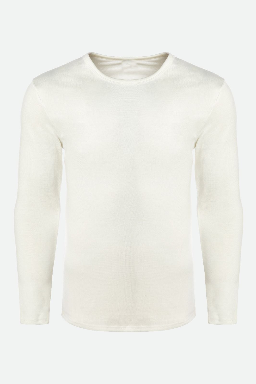 Erkek Kışlık Termal Tek Üst Ekru - XL