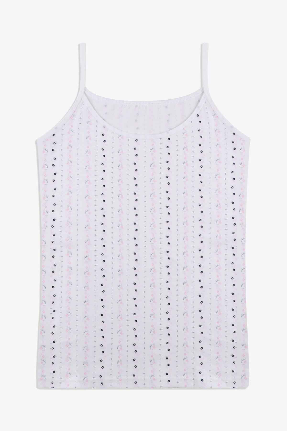 Kadın Pamuklu Likralı Basic Atlet 5163-13 - S/M - 5163-13 - S/M