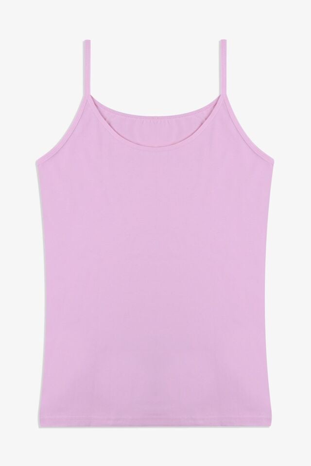 Kadın Pamuklu Likralı Basic Atlet 5163-4 - L/XL - 5163-4 - L/XL