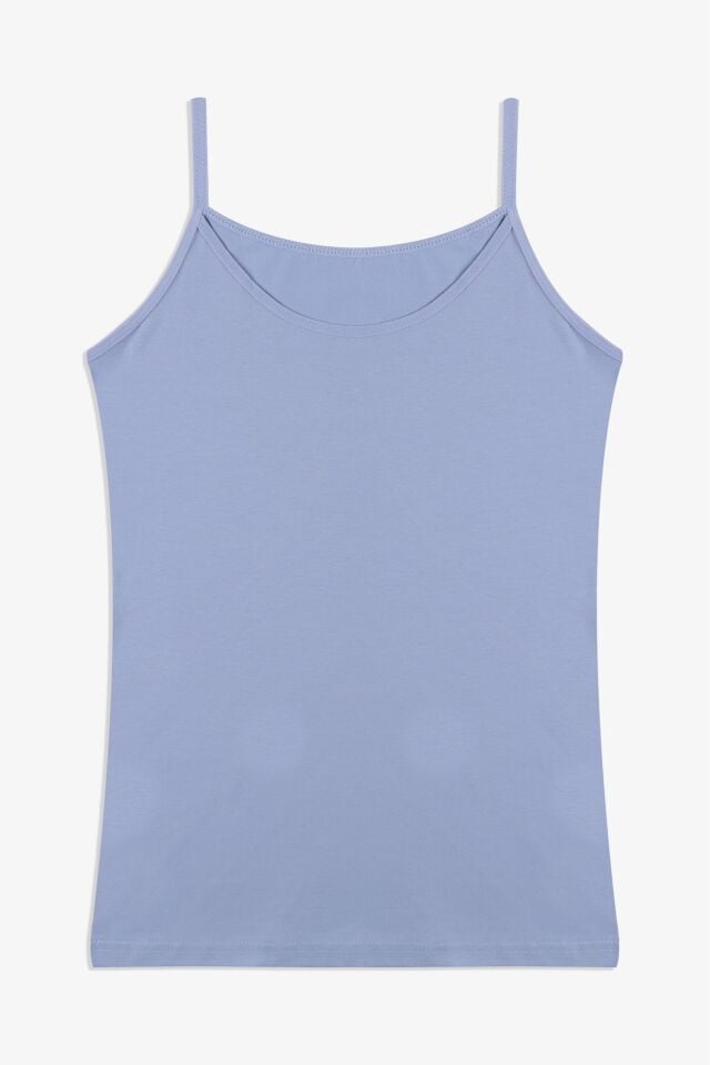 Kadın Pamuklu Likralı Basic Atlet 5163-2 - S/M - 5163-2 - S/M