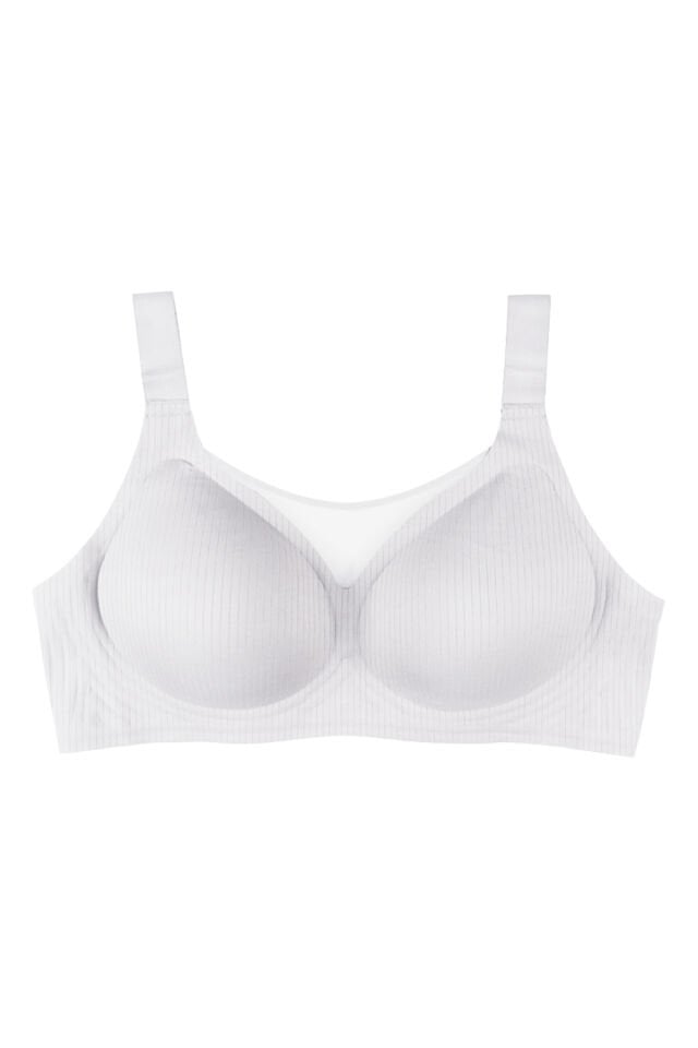 Balensiz Lazer Dikişsiz Görünmez Çıkarılabilir Pedli Sütyen Ekru - 100C