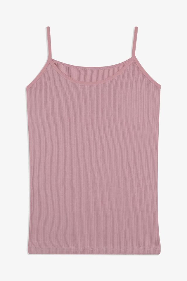 Kadın Ajur Kaşkorse İp Askılı Atlet 5167-6glkurusu - 2XL - 5167-6glkurusu - 2XL