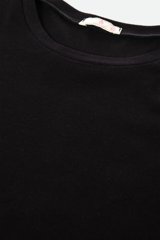 Sevgililer Günü Temalı Kadın Pamuklu Oversize  T-shirt  Ekose Desenli Pijama Takımı M - Siyah - Kahverengi