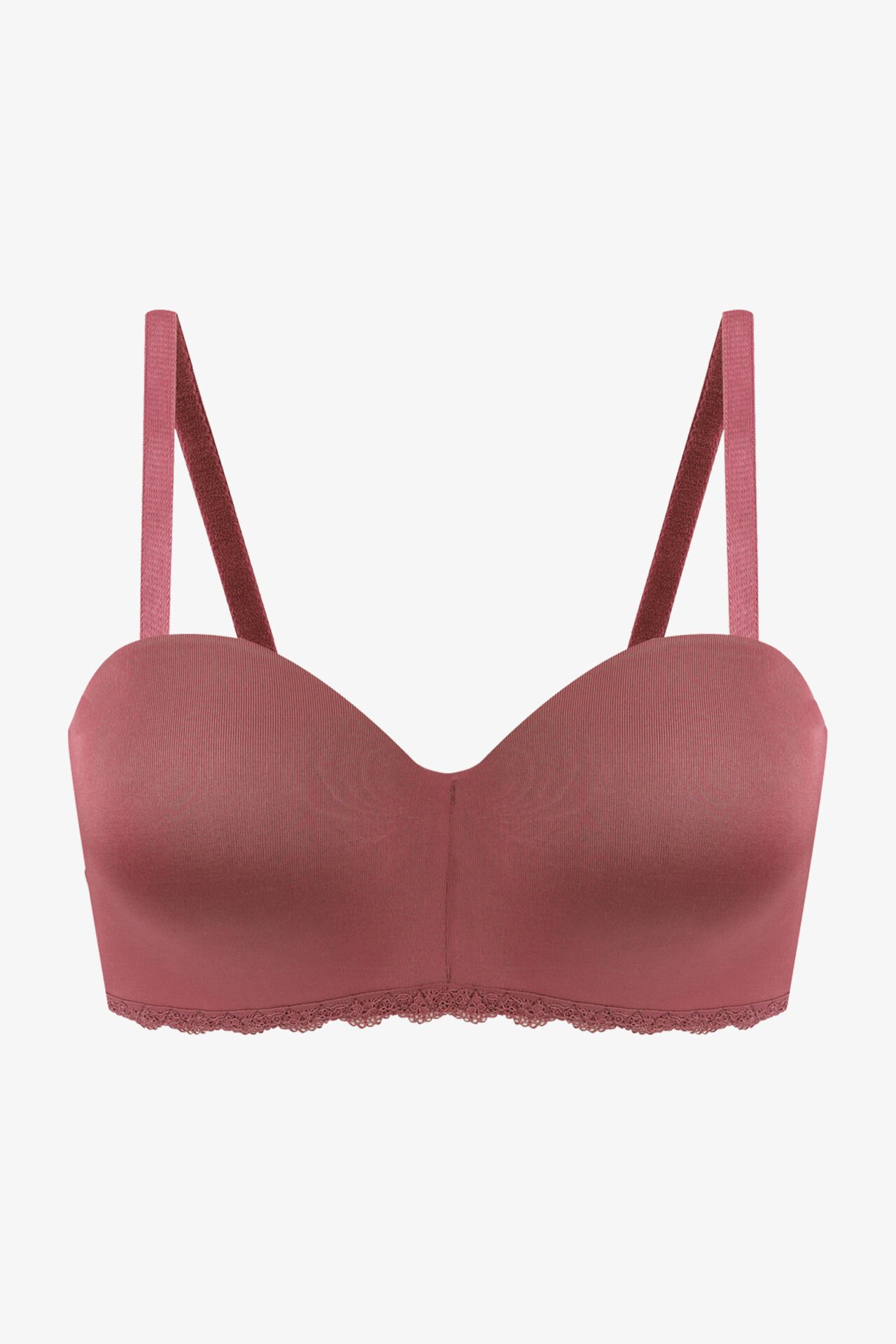 Kadın Dolgusuz Mikro Straplez Sütyen Yavruağzı - 95B