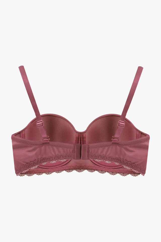 Kadın Dolgusuz Mikro Straplez Sütyen Yavruağzı - 95B