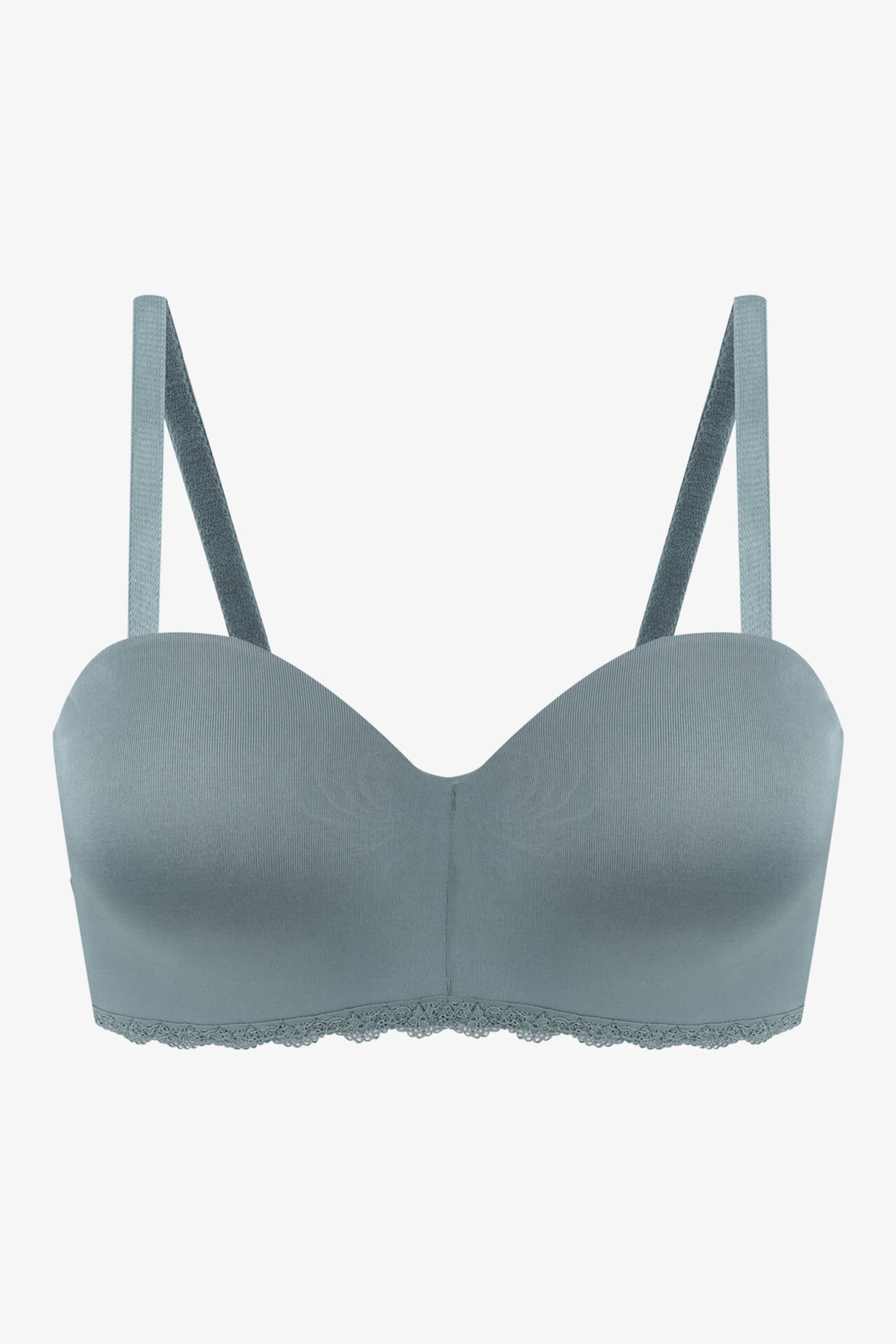 Kadın Dolgusuz Mikro Straplez Sütyen Çağla - 95B