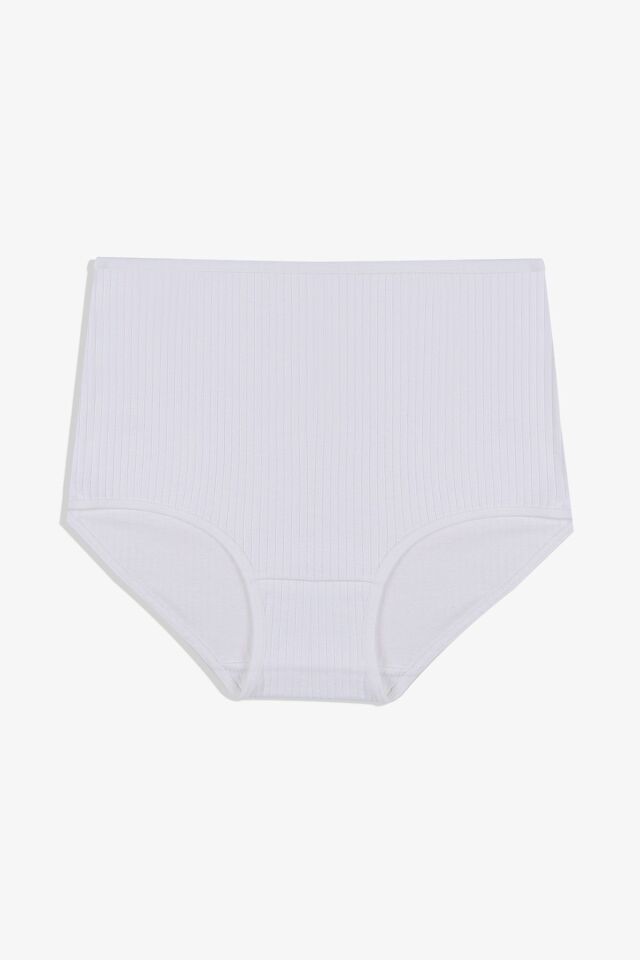 Kadın 5'li Fitilli Curve Büyük Beden Battal Ekstra Yüksek Bel Külot 5005BFTL-2 - 2XL