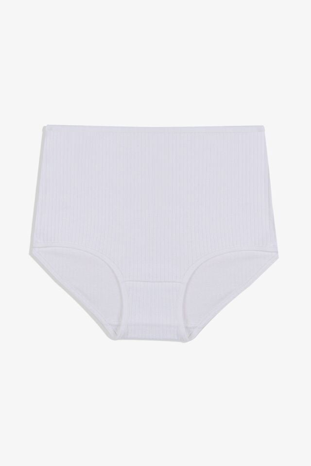 Kadın 5'li Fitilli Curve Büyük Beden Battal Ekstra Yüksek Bel Külot 5005BFTL-2 - 4XL
