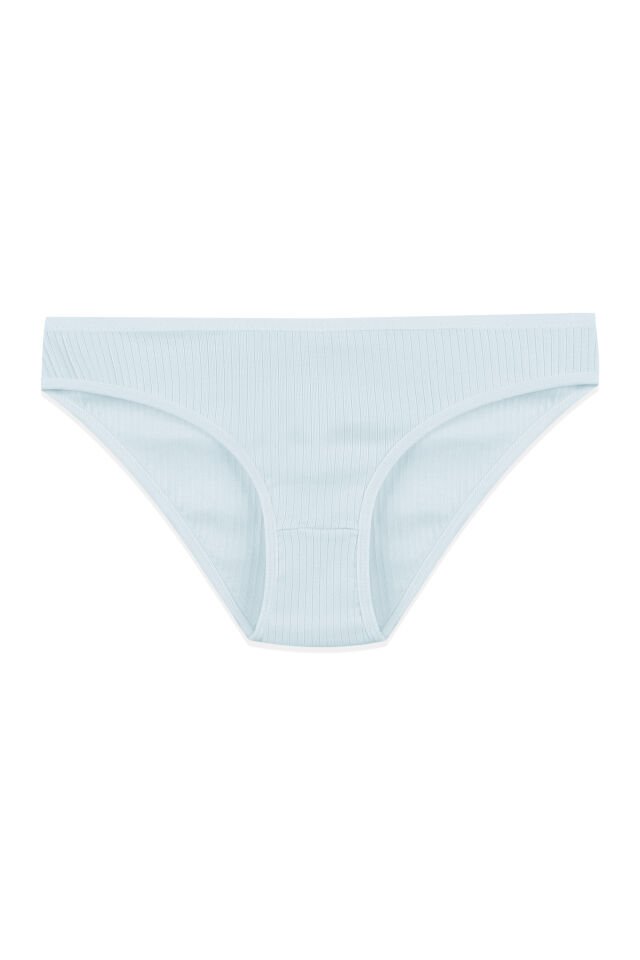 Kadın 7'li Fitilli Pamuklu Ribanalı Külot L/XL