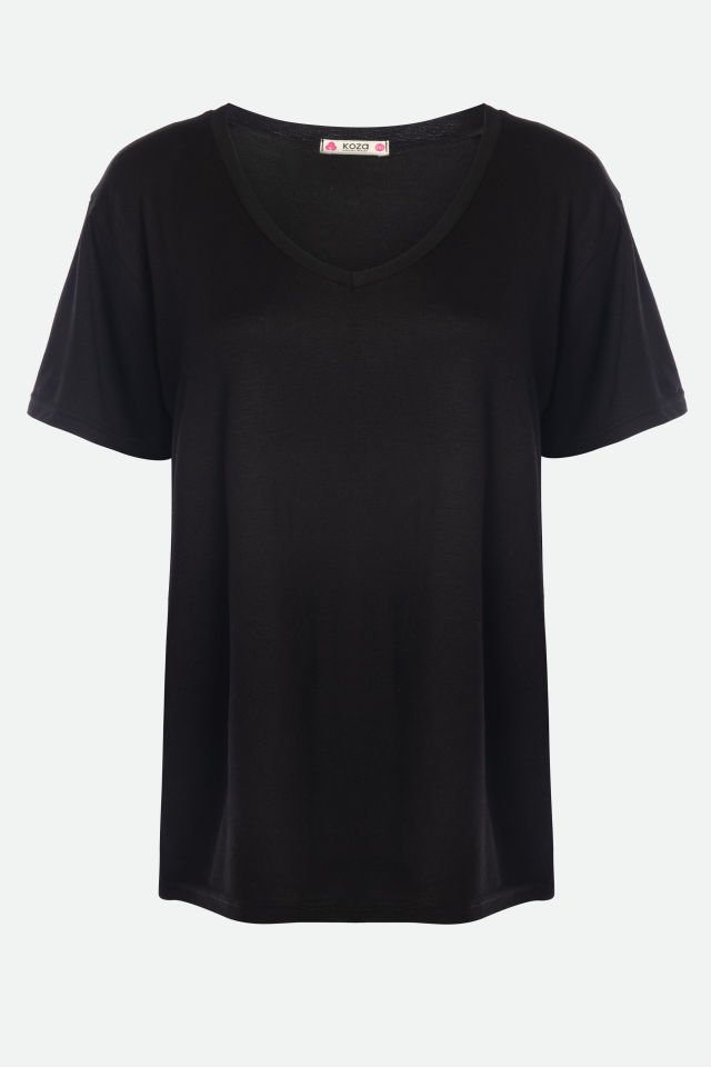 Kadın Viskon V Yaka Kısa Kollu Curve Pijama Takımı