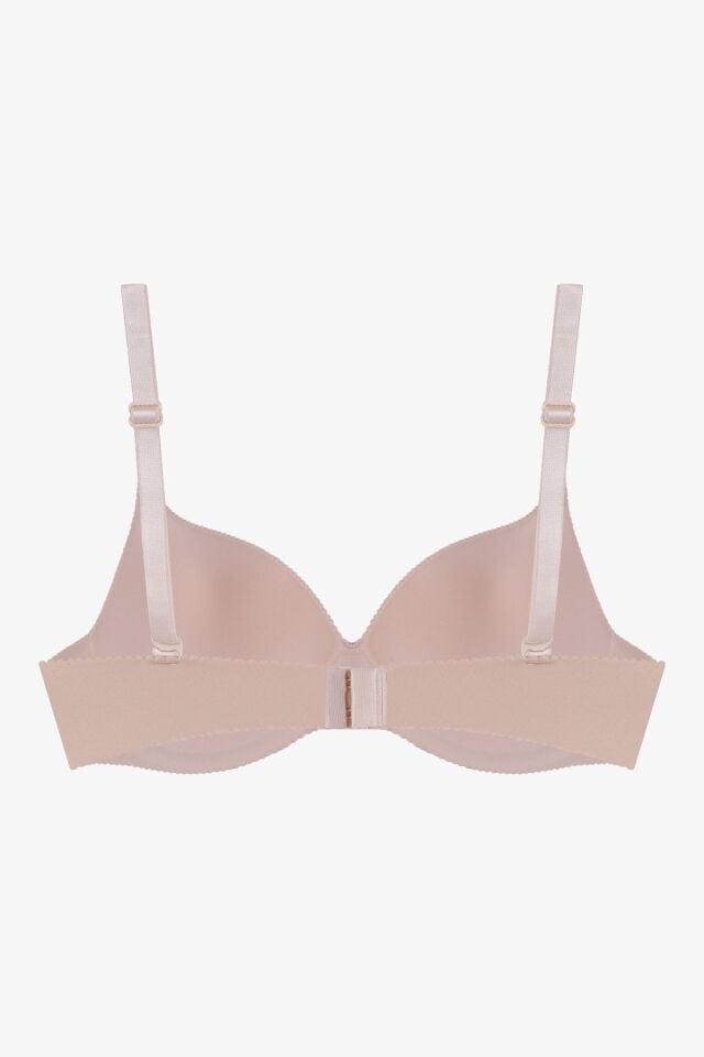 Kadın Seamless - Lazer Kesim Dikişsiz Push Up Ten Sütyen Ten - 85B