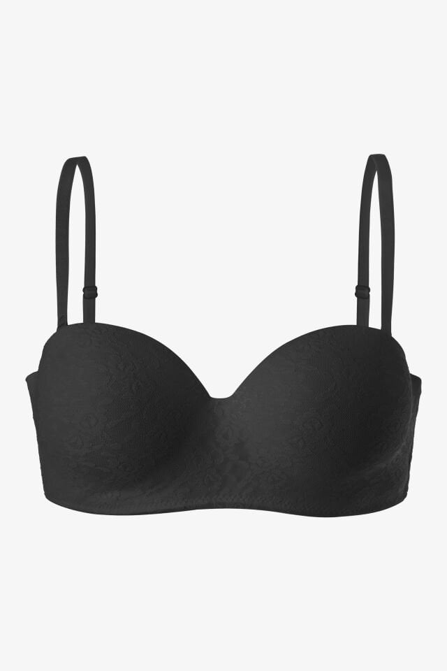 Kadın Dolgusuz Lez Dantelli Desteksiz Straplez Sütyen