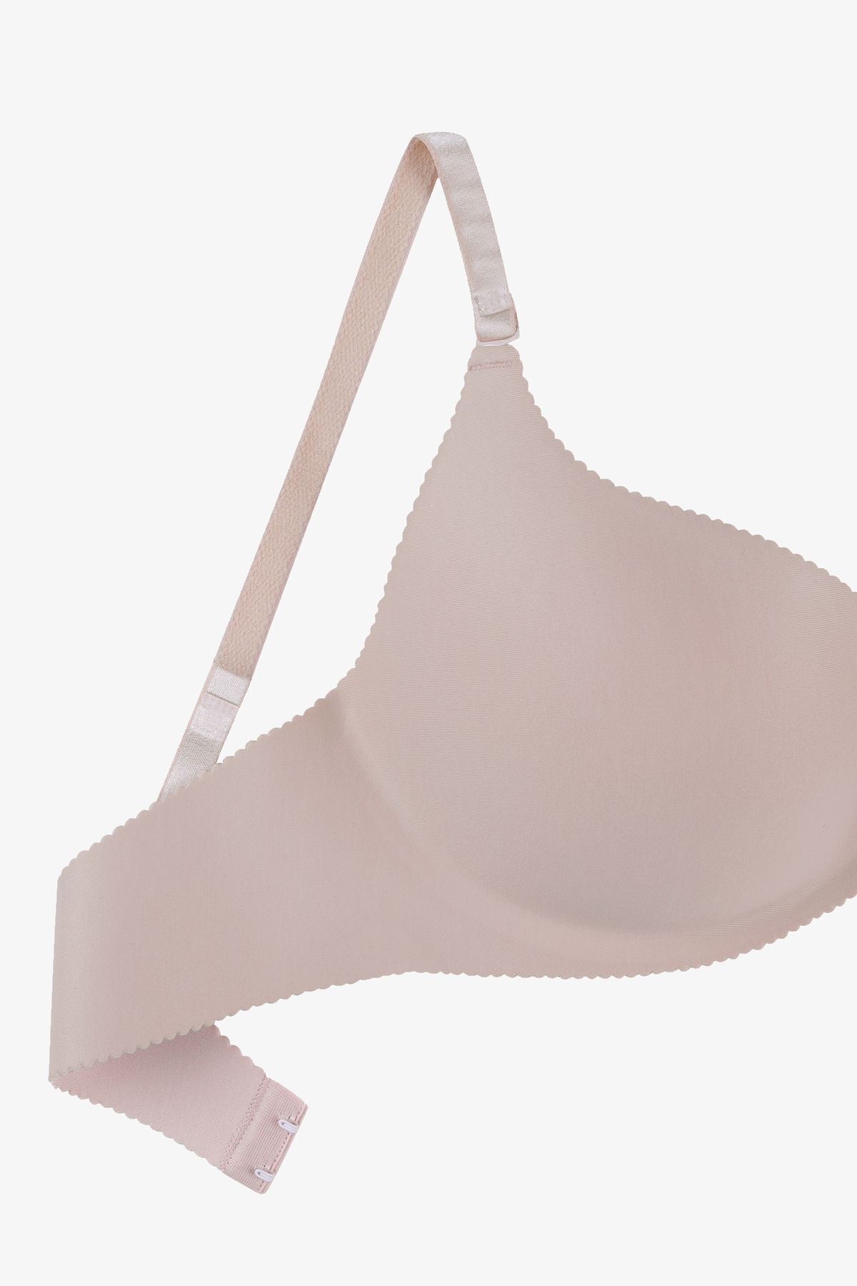 Kadın Seamless - Lazer Kesim Dikişsiz Push Up Ten Sütyen Ten - 85C