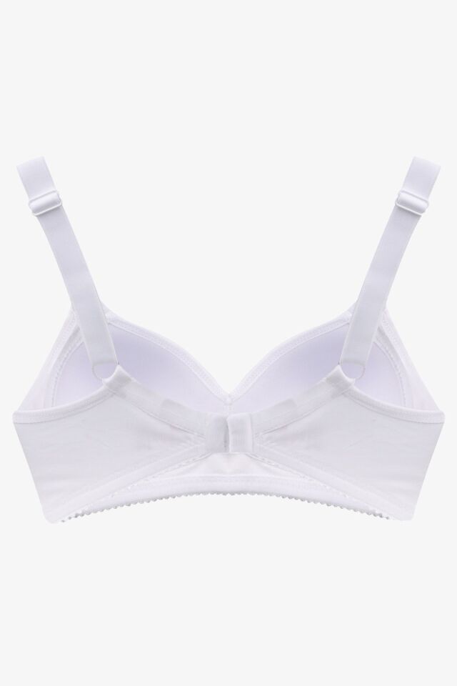 Balensiz Üçgen Minimizer Sütyen Beyaz - 95B