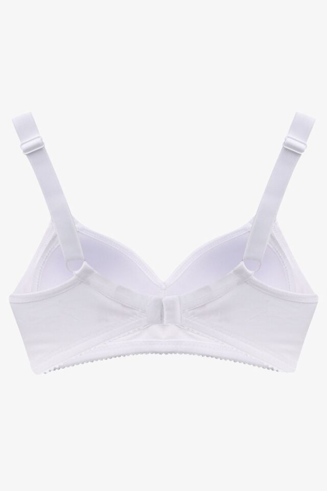 Balensiz Üçgen Minimizer Sütyen Beyaz - 95B