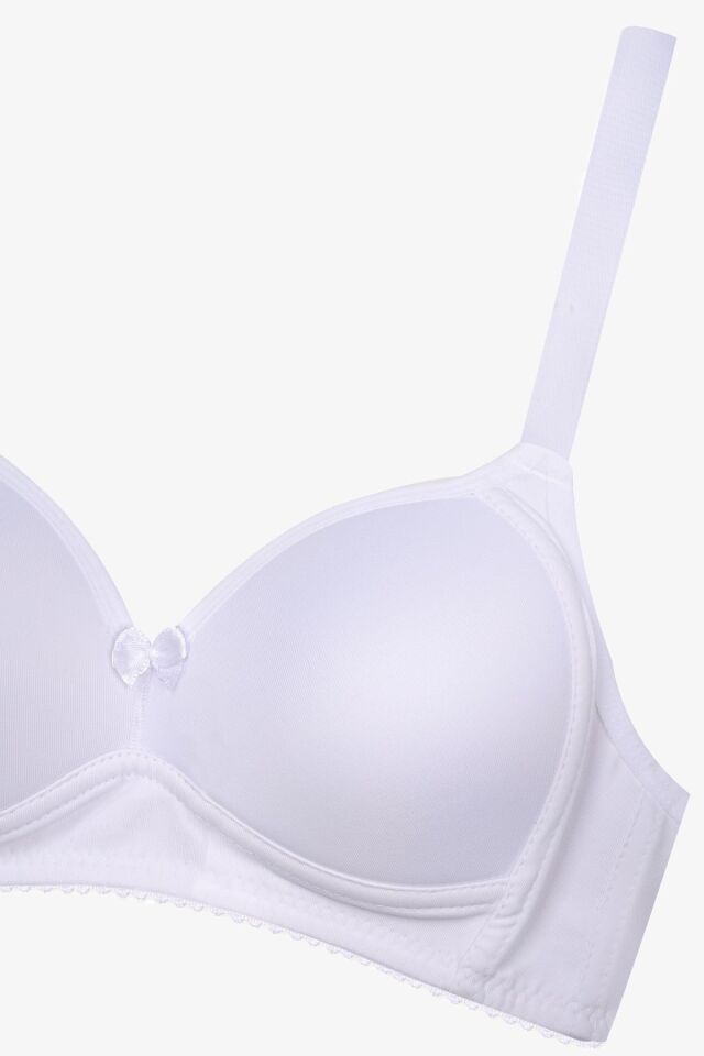 Balensiz Üçgen Minimizer Sütyen Beyaz - 95B