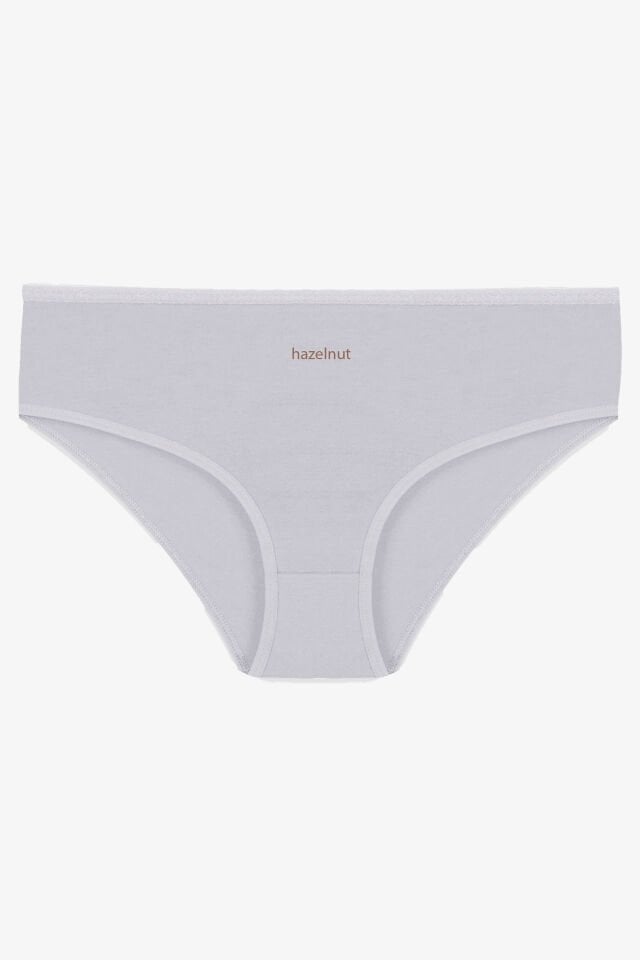 Kadın 7'li Curve Pamuklu Likralı Bato Külot Kahverengi -  Ekru - 2XL