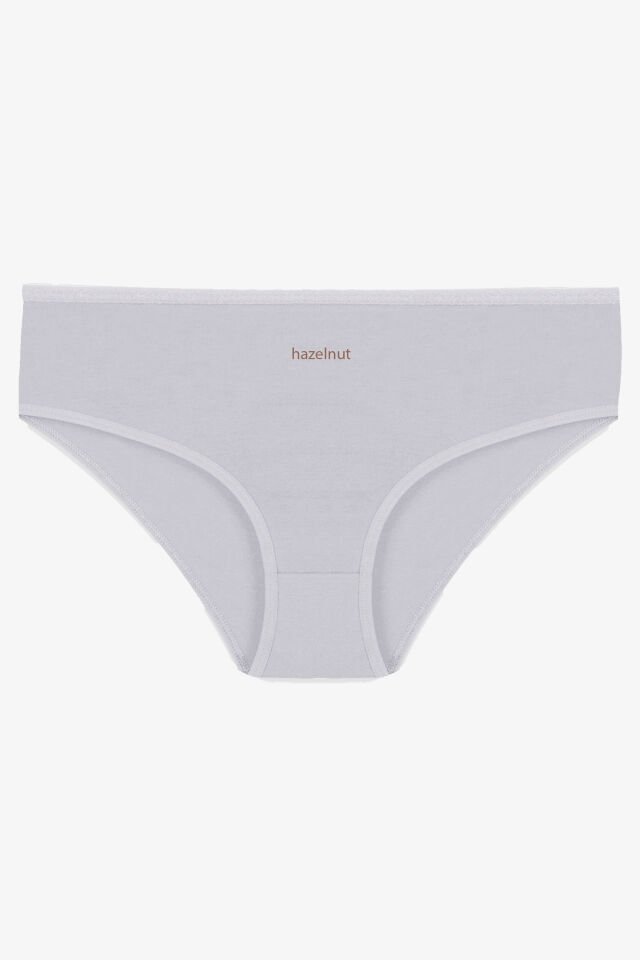 Kadın 7'li Curve Pamuklu Likralı Bato Külot Kahverengi -  Ekru - 4XL