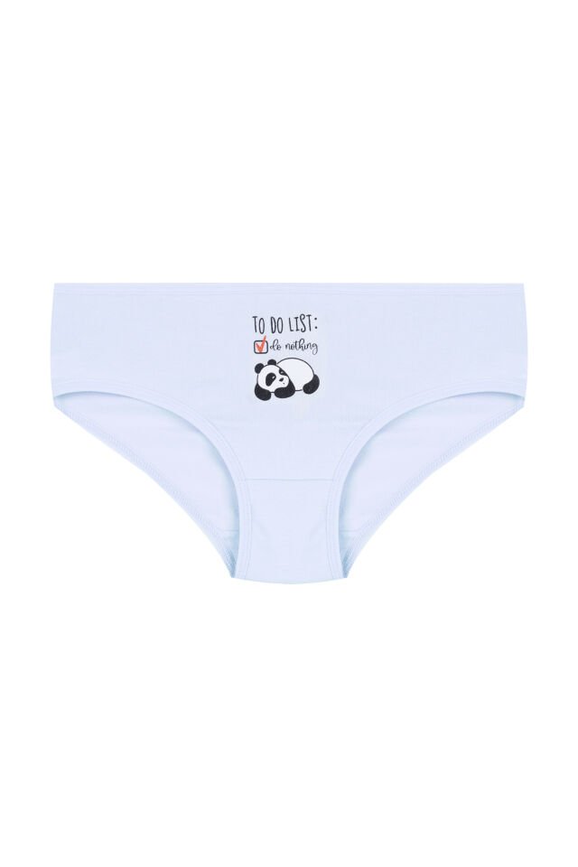 Kız Çocuk 3'lü Sevimli Fare Desenli Slip Yeşil - 5-7 Yaş
