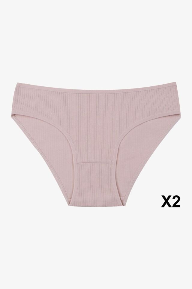 Kadın 5'li Fitilli Külot Siyah - XL