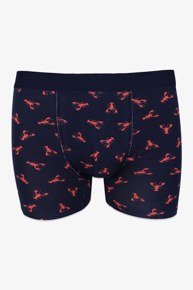 Erkek 3'lü Pamuklu Likralı Boxer KO9003BX-14 - XL
