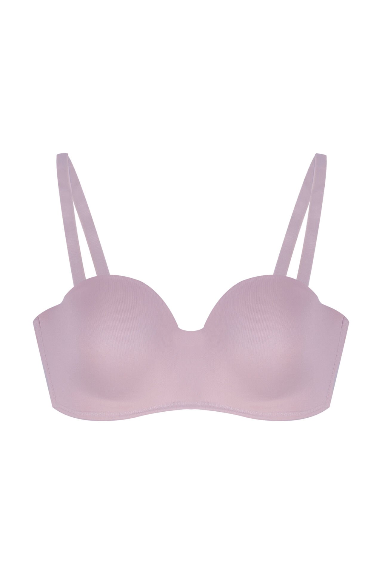 Kadın Dolgusuz Mikro Straplez Sütyen 80B