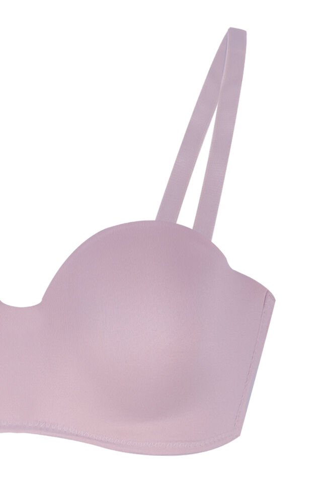 Kadın Dolgusuz Mikro Straplez Sütyen 80B