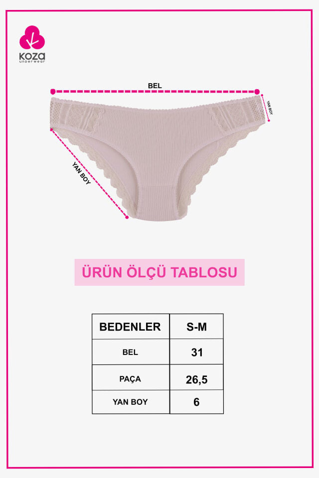 Kadın 4'lü Toparlayıcı Yüksek Bel Külot