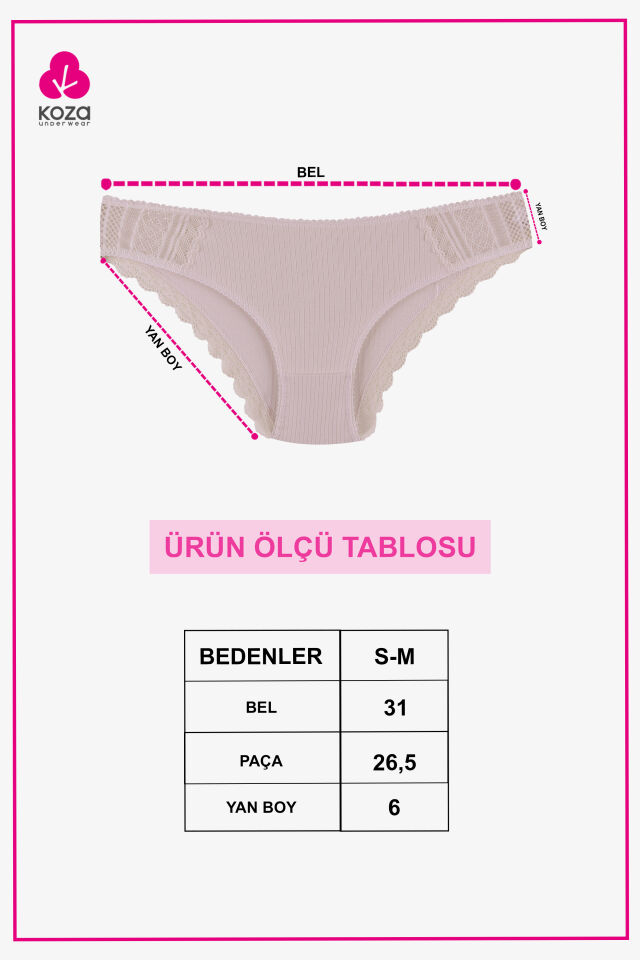 Kadın 4'lü Toparlayıcı Yüksek Bel Külot